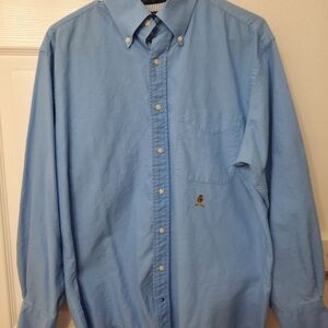Tommy Hilfiger Classic Oxford Light Blue Button‑Down Shirt Size M